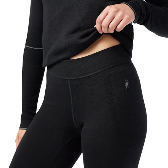 Smartwool Intraknit Thermal Max Merino Base Layer Bottom Women's SM Pants Black - Picture 3 of 5